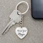 Mixed Girl Magic Keychain, Biracial Pride Heart Keychain
