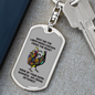 Why Did The Libertarian Chicken Cross The Road?...Keychain