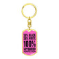 Mixed Girl Magic Keychain, Biracial Pride Heart Keychain