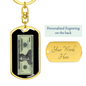 Harriet Tubman Twenty Dollar Bill Keychain, Black History Keychain, Black American Heroes
