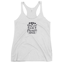 Load image into Gallery viewer, Rescued Is My Favorite Breed Women's Racerback Tank