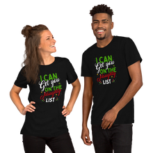 Load image into Gallery viewer, I Can Get You On The Naughty List Short-Sleeve Unisex Funny Christmas T-Shirt