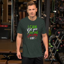 Load image into Gallery viewer, I Can Get You On The Naughty List Short-Sleeve Unisex Funny Christmas T-Shirt