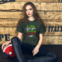 Load image into Gallery viewer, I Can Get You On The Naughty List Short-Sleeve Unisex Funny Christmas T-Shirt