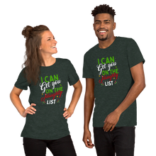 Load image into Gallery viewer, I Can Get You On The Naughty List Short-Sleeve Unisex Funny Christmas T-Shirt