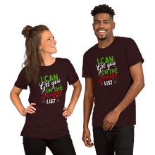 Load image into Gallery viewer, I Can Get You On The Naughty List Short-Sleeve Unisex Funny Christmas T-Shirt