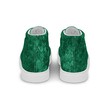 Load image into Gallery viewer, Women’s Green high top canvas shoes