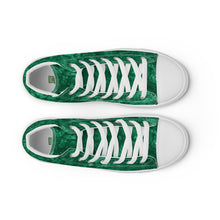 Load image into Gallery viewer, Women’s Green high top canvas shoes