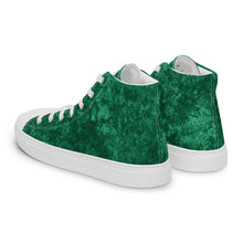 Load image into Gallery viewer, Women’s Green high top canvas shoes