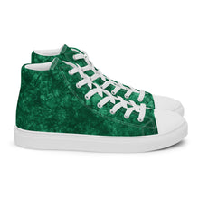 Load image into Gallery viewer, Women’s Green high top canvas shoes