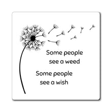 Load image into Gallery viewer, Dandelion Refrigerator Magnets, Some People See a Weed Some People See A Wish