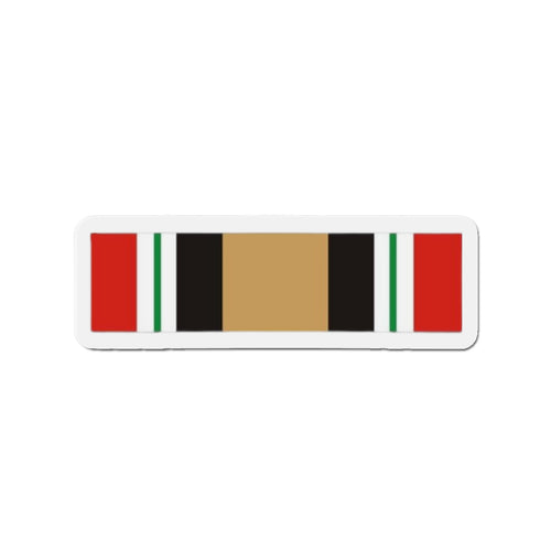 Iraq Service Ribbon Die-Cut refrigerator Magnets, Gift For Iraq Vet, Military Pride