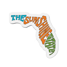 Load image into Gallery viewer, FLORIDA Die-Cut Refrigerator Magnets, Florida The Sunshine State Fridge Magnet, Travel Magnet