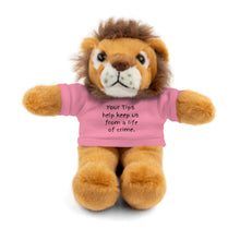 Load image into Gallery viewer, Tip Jar Stuffed Animals with Tee, Cute Tip Jar Sign, Funny Tip Jar Sign