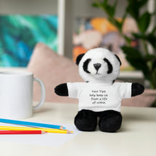 Load image into Gallery viewer, Tip Jar Stuffed Animals with Tee, Cute Tip Jar Sign, Funny Tip Jar Sign