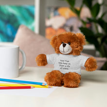 Load image into Gallery viewer, Tip Jar Stuffed Animals with Tee, Cute Tip Jar Sign, Funny Tip Jar Sign