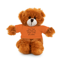 Load image into Gallery viewer, Tip Jar Stuffed Animals with Tee, Cute Tip Jar Sign, Funny Tip Jar Sign