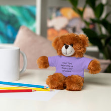 Load image into Gallery viewer, Tip Jar Stuffed Animals with Tee, Cute Tip Jar Sign, Funny Tip Jar Sign