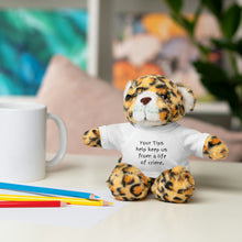 Load image into Gallery viewer, Tip Jar Stuffed Animals with Tee, Cute Tip Jar Sign, Funny Tip Jar Sign