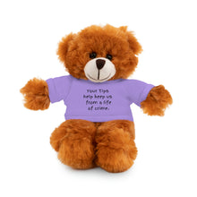 Load image into Gallery viewer, Tip Jar Stuffed Animals with Tee, Cute Tip Jar Sign, Funny Tip Jar Sign