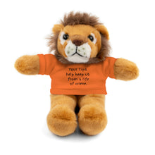 Load image into Gallery viewer, Tip Jar Stuffed Animals with Tee, Cute Tip Jar Sign, Funny Tip Jar Sign