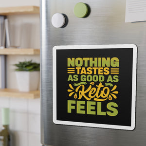 Funny Keto Kiss-Cut Refrigerator Magnets,  Keto support Sign, Gift For Her, Gift For Friend, Keto gift