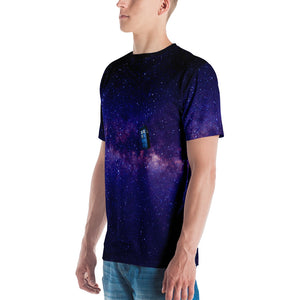 Deep Space Design Men's t-shirt ,Galaxy all over print, Gift For Science Fiction Fan