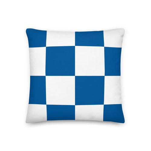 November (N) Nautical Flag Premium Pillow, Gift For Boater, Nautical Theme Decor, Semaphore N Pillow