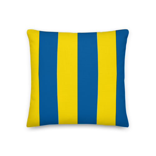 Golf (G) Nautical Flag Premium Pillow, Semaphore Flag G Pillow, Boat Pillow, Yacht Pillow, Gift For Boaters