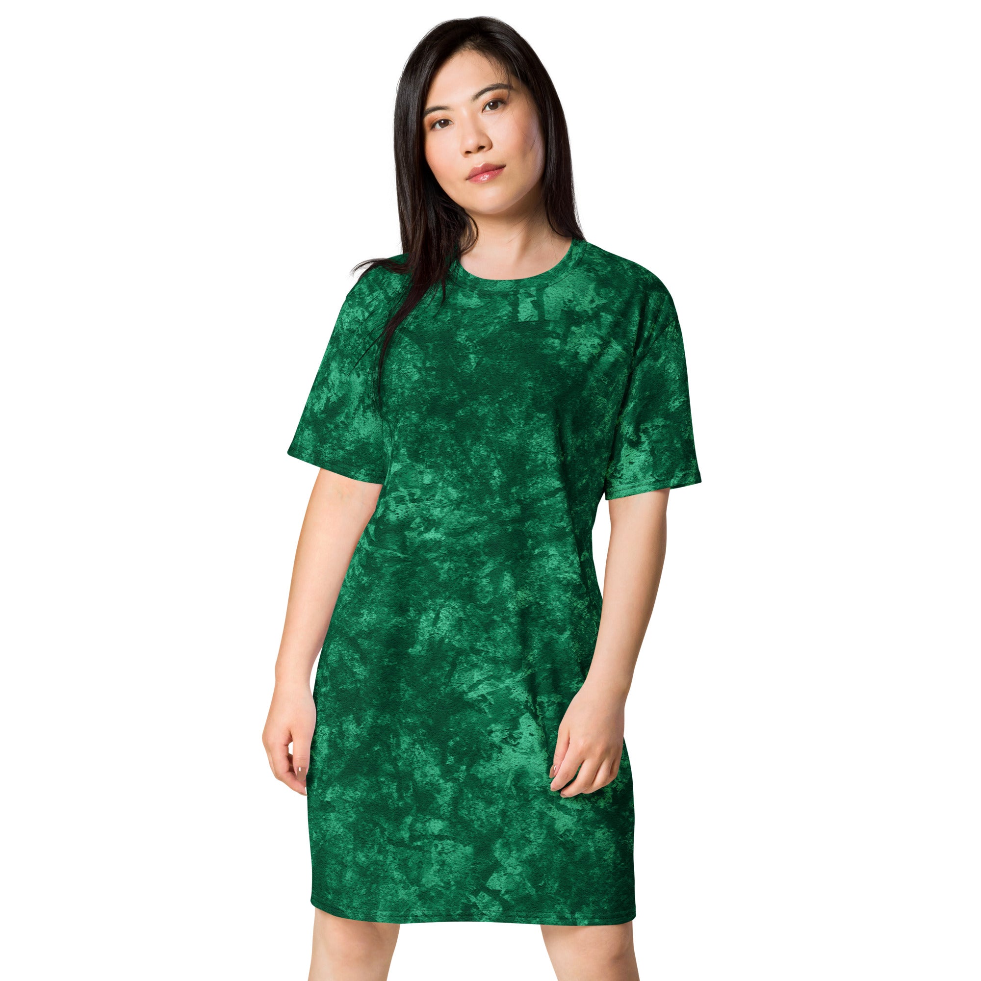 Emerald Green T-shirt dress 6XL