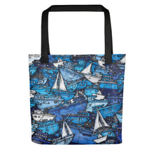 Load image into Gallery viewer, Nautical Theme Tote bag, Boats Design Tote