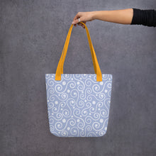 Load image into Gallery viewer, Blue Abstract Art Tote bag