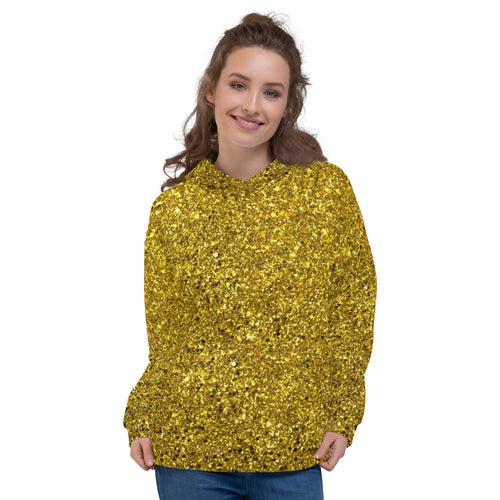 Gold Dust Print Unisex Hoodie