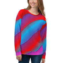 Load image into Gallery viewer, Candy Cane Stripes Unisex Sweatshirt