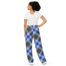 Load image into Gallery viewer, Plaid Unisex Wide-leg Pants