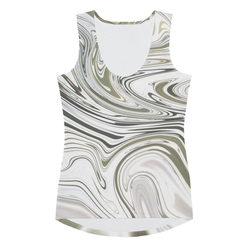 Abstract Art All-Over Print Women's Athletic Artistic Print Shirt Sublimation Cut & Sew Tank Top