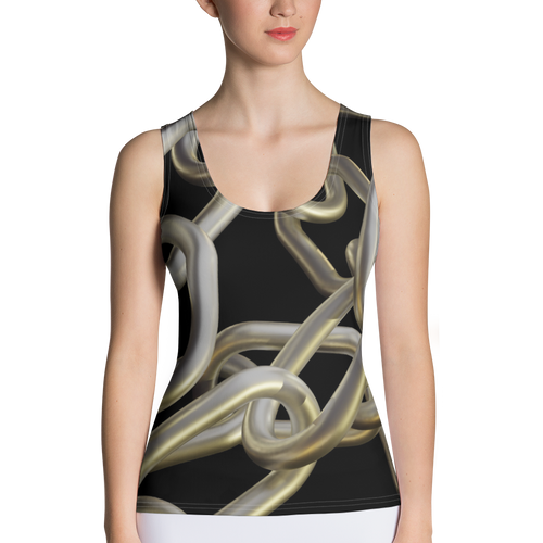 Chain Links Sublimation Cut & Sew Tank Top