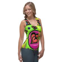 Load image into Gallery viewer, Artistic All Over Heart Design Sublimation Cut &amp; Sew Tank Top