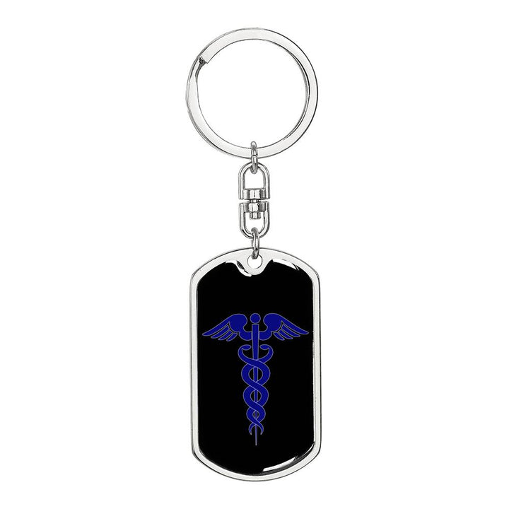 Caduceus Medical Symbol Keychain Gift For Nurse Gift For Doctor