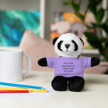 Load image into Gallery viewer, Tip Jar Stuffed Animals with Tee, Cute Tip Jar Sign, Funny Tip Jar Sign