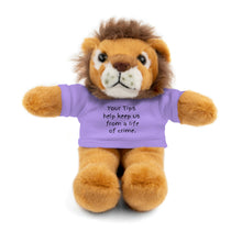 Load image into Gallery viewer, Tip Jar Stuffed Animals with Tee, Cute Tip Jar Sign, Funny Tip Jar Sign