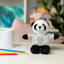 Load image into Gallery viewer, Tip Jar Stuffed Animals with Tee, Cute Tip Jar Sign, Funny Tip Jar Sign