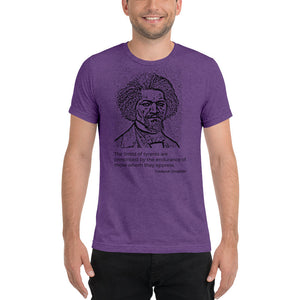 Frederick Douglass Quote "The limits of tyrants..."  Unisex T-Shirt