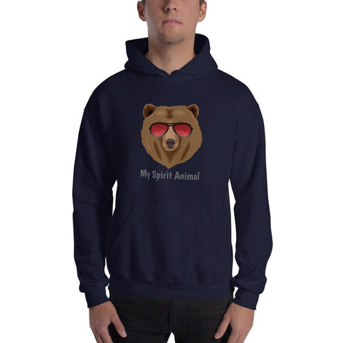 Cool Bear Spirit Animal Hooded Sweatshirt