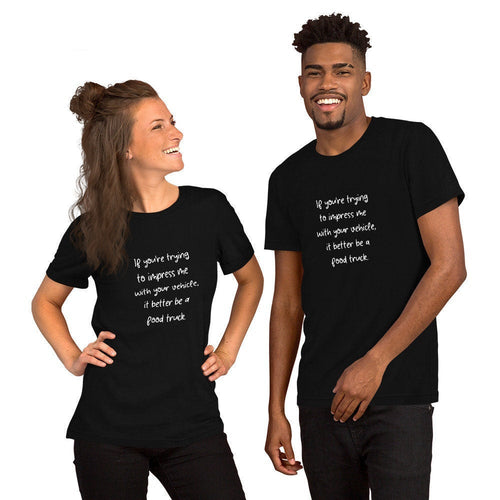 Impressive Vehicle--Food Truck Short-Sleeve Funny Unisex T-Shirt