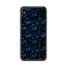 Load image into Gallery viewer, Blue Butterflies iPhone Cases