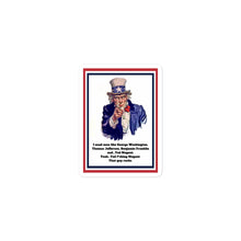 Load image into Gallery viewer, Uncle Sam Bubble-free stickers, Funny Stickers, Rock and Roll Stickers, Gift For Rocker