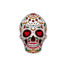 Load image into Gallery viewer, Day Of The Dead Bubble-free stickers, Sugar skull Sticker, Halloween Sticker