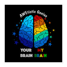 Load image into Gallery viewer, Autism Awareness Bubble-free stickers, Autism Support, Your Brain My Brain