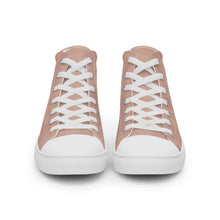 Load image into Gallery viewer, Men&#39;s Urban Pink high top canvas shoes